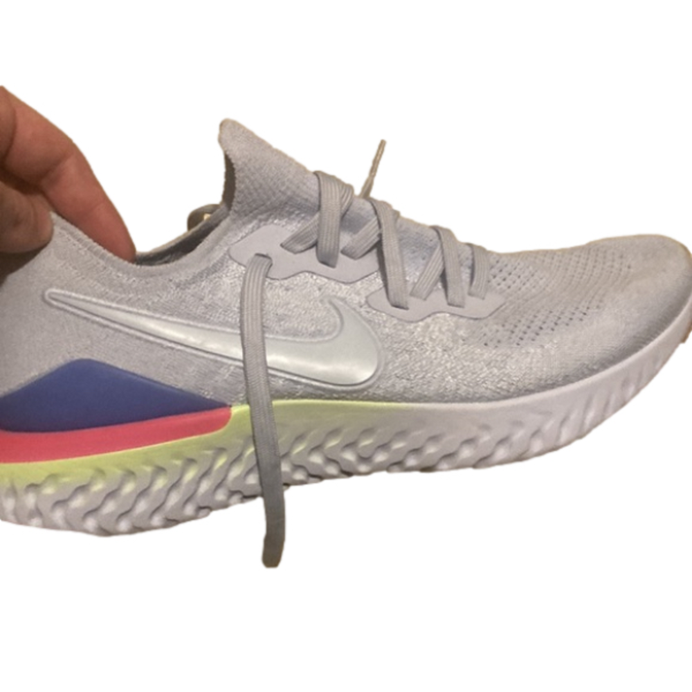 Nike men’s Epic flynit 2 hydrogen Blue sapphire hyper pink men’s 12.5 - Picture 4 of 7